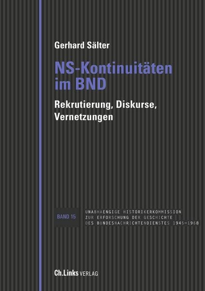 Produktbild: NS-Kontinuit&auml;ten im BND