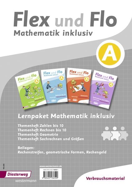 Flex und Flo - Mathematik inklusiv. Paket A, Sonstige von Christopher Dohmann,Anik Köhpcke,Susanne Jäger,Nicole Timmermann, Verlag Moritz Diesterweg