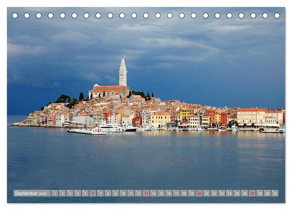 Produktbild: ISTRIEN (Tischkalender 2026 DIN A5 quer), CALVENDO Monatskalender