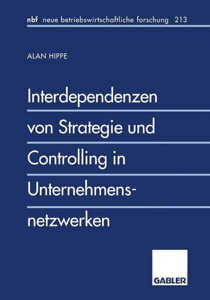 Produktbild: Interdependenzen von Strategie und Controlling in Unternehmensnetzwerken
