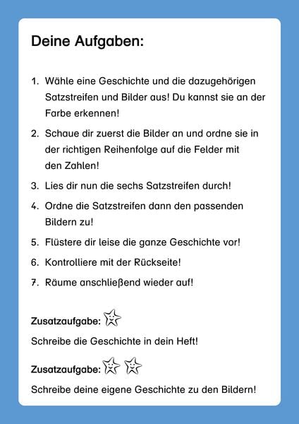 Produktbild: Bildergeschichten ordnen &ndash; Teil 1 Sch&uuml;lerarbeitsmaterial f&uuml;r die 2. bis 3. Klasse