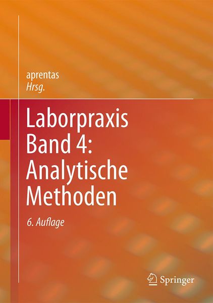 Produktbild: Laborpraxis Band 4: Analytische Methoden