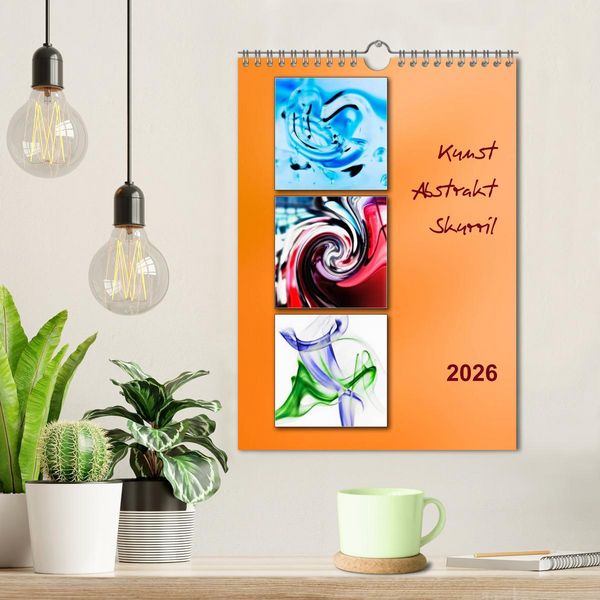 Produktbild: Kunst - Abstrakt - Skurril (Wandkalender 2026 DIN A4 hoch), CALVENDO Monatskalender