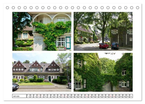 Produktbild: Gartenst&auml;dte im Ruhrgebiet (Tischkalender 2026 DIN A5 quer), CALVENDO Monatskalender