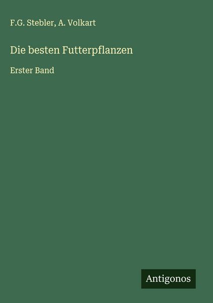 Produktbild: Die besten Futterpflanzen