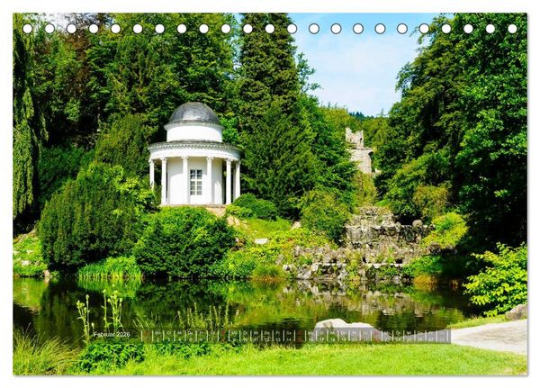 Produktbild: Der Bergpark Kassel-Wilhelmsh&ouml;he (Tischkalender 2026 DIN A5 quer), CALVENDO Monatskalender