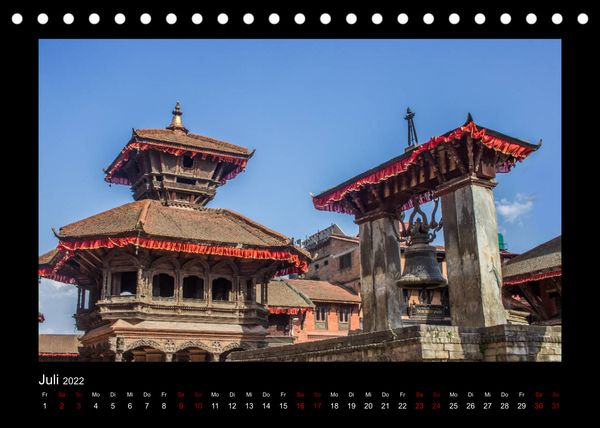 Produktbild: Mystisches Nepal - Am Fu&szlig;e des Himalaya (Tischkalender 2022 DIN A5 quer)