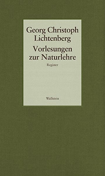 Produktbild: Vorlesungen zur Naturlehre