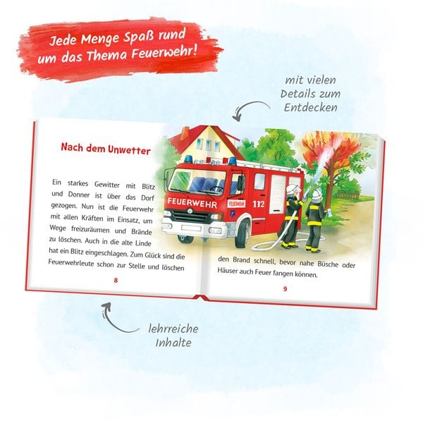 Produktbild: Tr&ouml;tsch Geschichtenbuch Mein klitzekleines Kinderbuch Feuerwehr