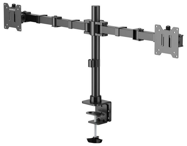 Produktbild: SpeaKa Professional SP-MM-221 Monitor-Tischhalterung 2 Display(s) 43,2cm (17\") - 88,9cm (35\") Schwarz H&ouml;henverstellbar, Neigbar