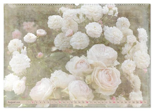Produktbild: Rosenduft Shabby Chic Style (Wandkalender 2026 DIN A2 quer), CALVENDO Monatskalender