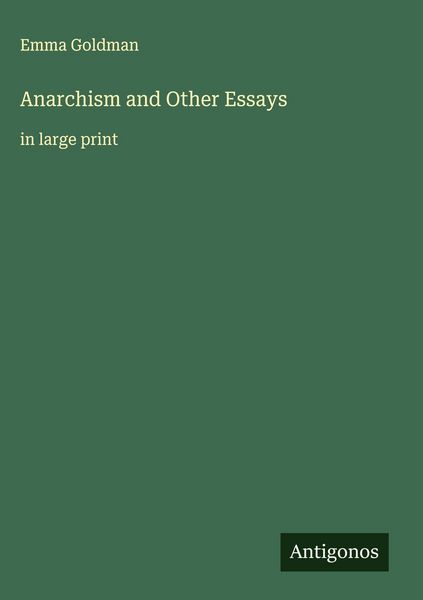 Produktbild: Anarchism and Other Essays