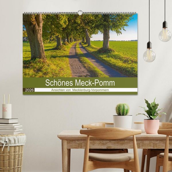 Produktbild: Sch&ouml;nes Meck-Pomm (Wandkalender 2026 DIN A2 quer), CALVENDO Monatskalender