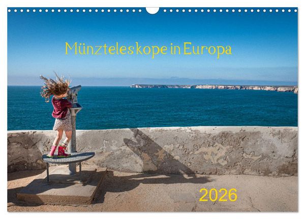 Produktbild: M&uuml;nzteleskope in Europa (Wandkalender 2026 DIN A3 quer), CALVENDO Monatskalender