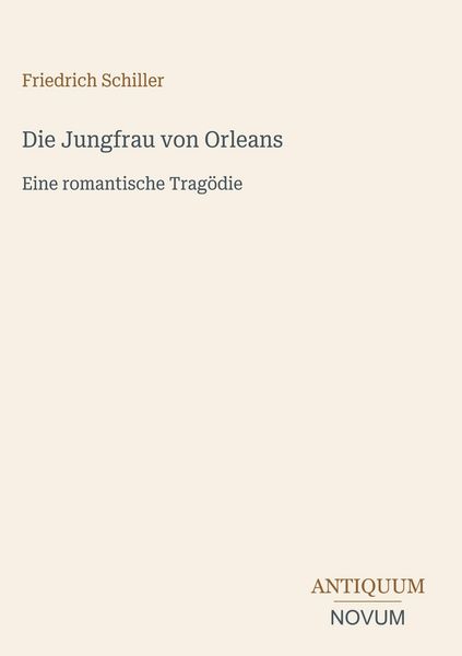 Produktbild: Die Jungfrau von Orleans