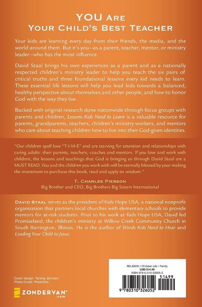 Produktbild: A Lessons Kids Need to Learn