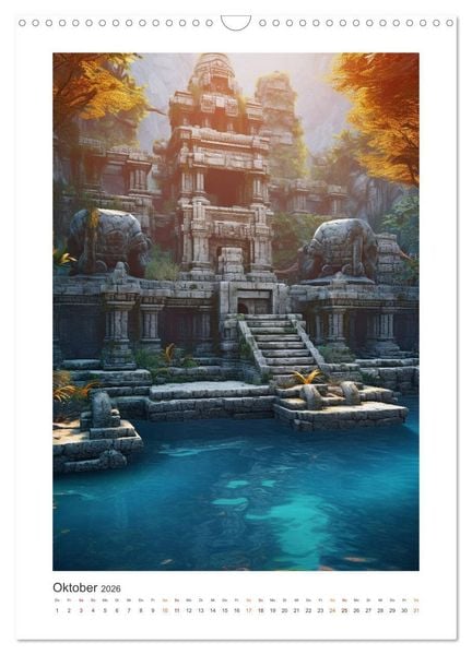 Produktbild: Legenden der Maya (Wandkalender 2026 DIN A3 hoch), CALVENDO Monatskalender
