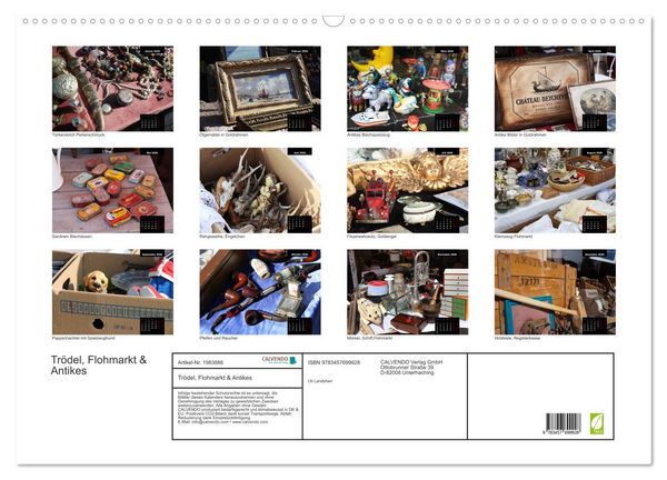 Produktbild: Tr&ouml;del, Flohmarkt & Antikes (Wandkalender 2026 DIN A2 quer), CALVENDO Monatskalender
