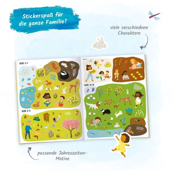 Produktbild: Tr&ouml;tsch Stickerbuch Mein gro&szlig;es Stickerbuch Jahreszeiten