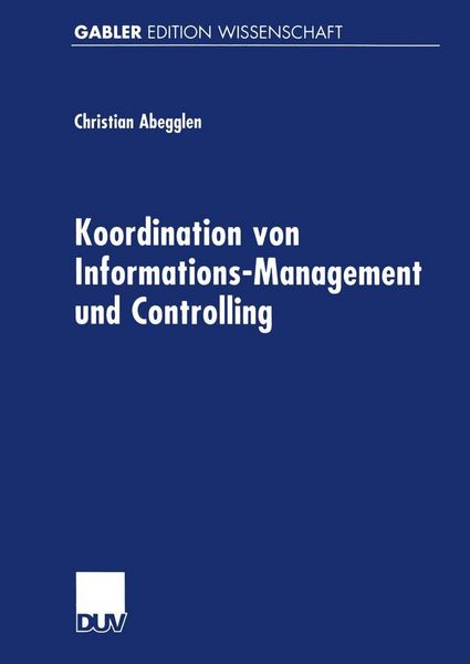 Produktbild: Koordination von Informations-Management und Controlling