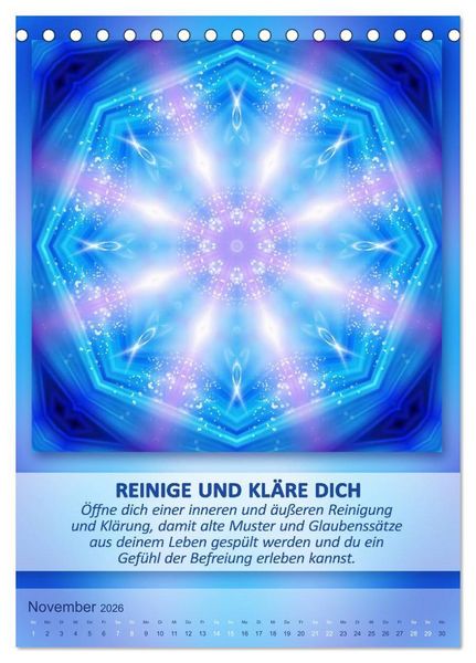 Produktbild: Light Energy Mandalas - Kalender - Vol. 2 (Tischkalender 2026 DIN A5 hoch), CALVENDO Monatskalender