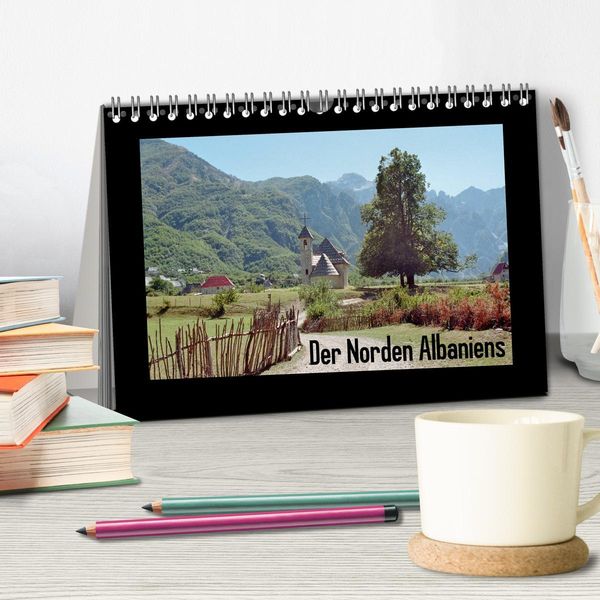 Produktbild: Der Norden Albaniens (Tischkalender 2026 DIN A5 quer), CALVENDO Monatskalender