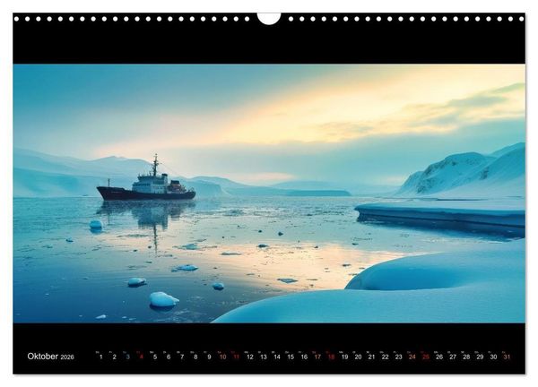 Produktbild: Puristische Landschaften (Wandkalender 2026 DIN A3 quer), CALVENDO Monatskalender