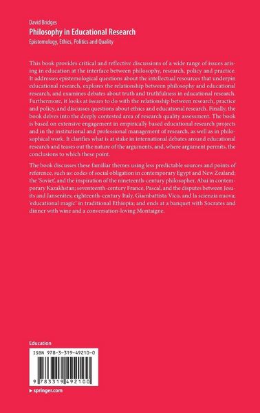 Produktbild: Philosophy in Educational Research