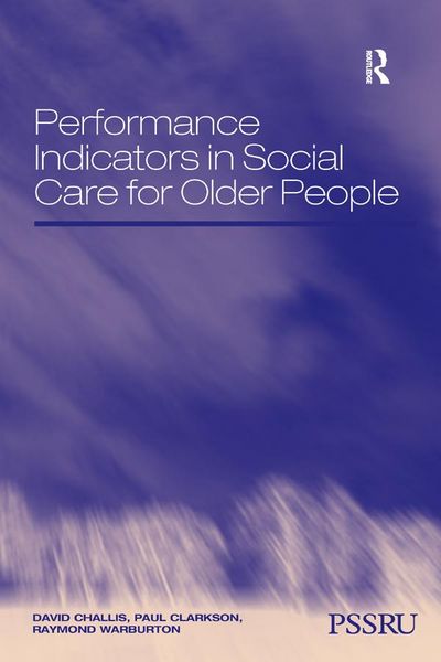 Produktbild: Performance Indicators in Social Care for Older People