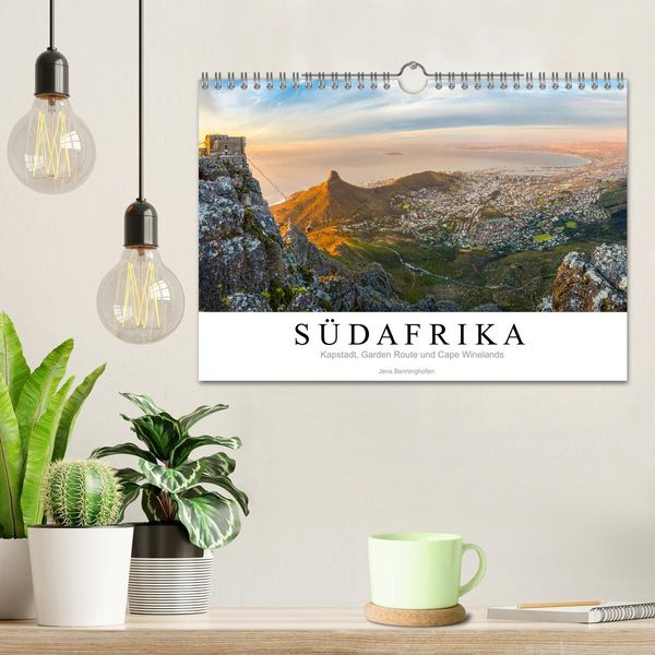 Produktbild: S&uuml;dafrika: Kapstadt, Garden Route und Cape Winelands (Wandkalender 2026 DIN A4 quer), CALVENDO Monatskalender
