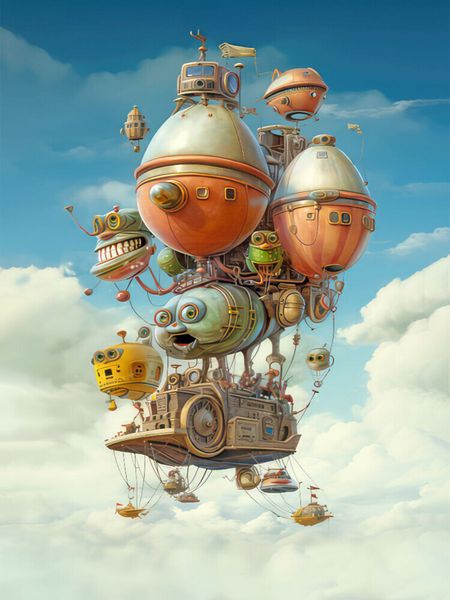 Produktbild: CALVENDO Puzzle Monstre | 1000 Teile Lege-Gr&ouml;&szlig;e 64x48cm Foto-Puzzle f&uuml;r gl&uuml;ckliche Stunden