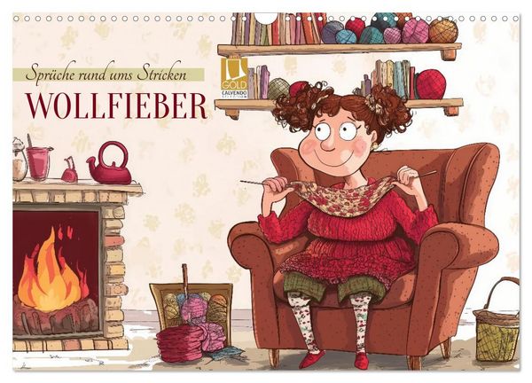 Produktbild: Wollfieber (Wandkalender 2027 DIN A3 quer), CALVENDO Monatskalender