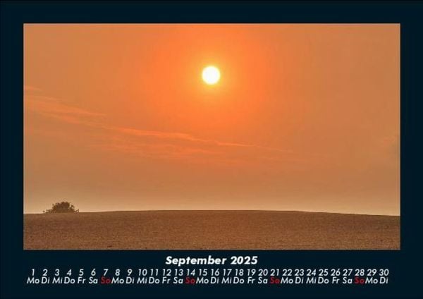 Produktbild: Sonnenuntergang 2025 Fotokalender DIN A5