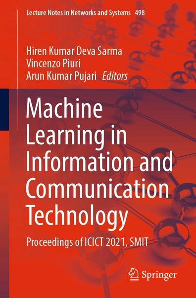 Produktbild: Machine Learning in Information and Communication Technology