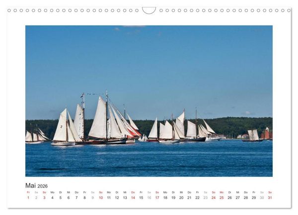 Produktbild: Historische Segelschiffe auf der Ostsee (Wandkalender 2026 DIN A3 quer), CALVENDO Monatskalender
