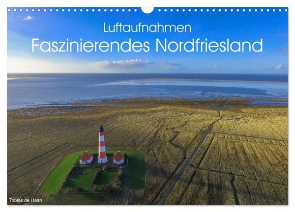 Produktbild: Luftaufnahmen - Faszinierendes Nordfriesland (Wandkalender 2026 DIN A3 quer), CALVENDO Monatskalender