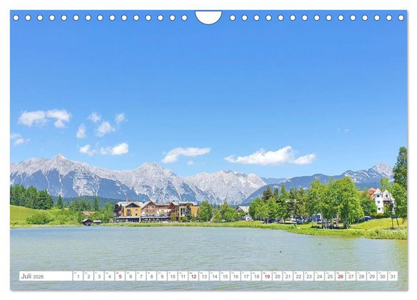 Produktbild: Malerisches Seefeld in Tirol (Wandkalender 2026 DIN A4 quer), CALVENDO Monatskalender