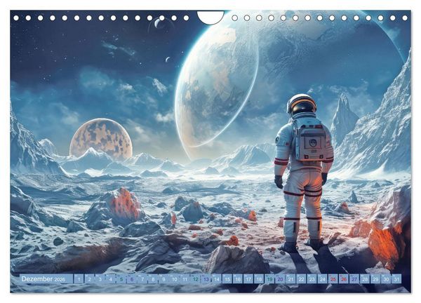 Produktbild: Raumschiff-Abenteuer (Wandkalender 2026 DIN A4 quer), CALVENDO Monatskalender