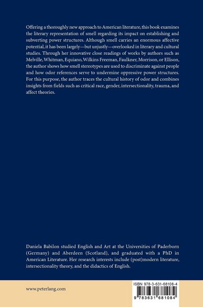 Produktbild: The Power of Smell in American Literature