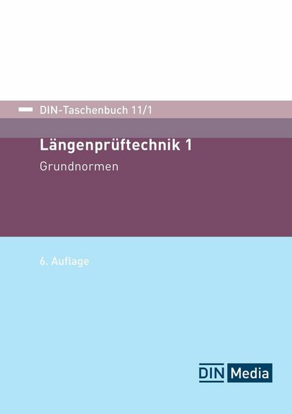 Produktbild: DIN-Taschenbuch 11/1