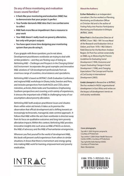 Produktbild: Rethinking Monitoring and Evaluation