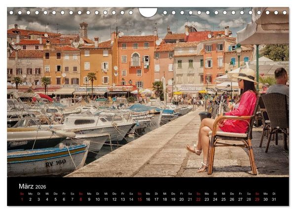Produktbild: Rovinj Impressionen (Wandkalender 2026 DIN A4 quer), CALVENDO Monatskalender