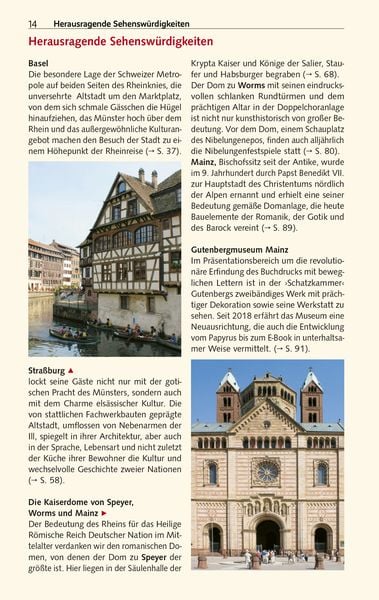 Produktbild: TRESCHER Reiseführer Flusskreuzfahrten Rhein