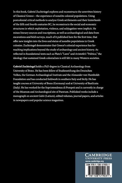 Produktbild: Colonization and Subalternity in Classical Greece