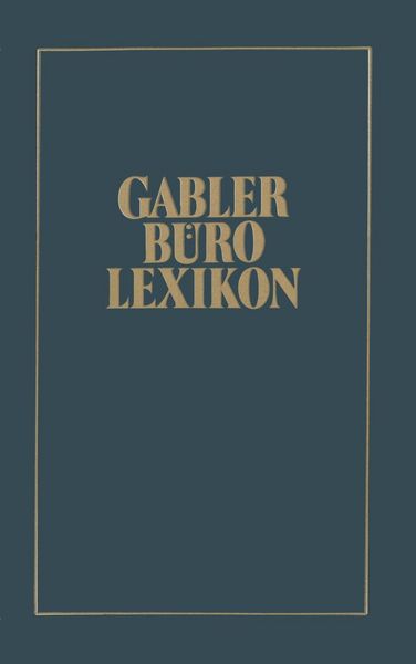 Produktbild: Gabler B&uuml;ro Lexikon