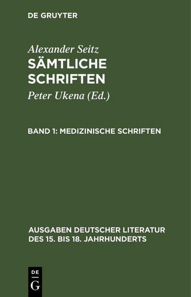 Produktbild: Medizinische Schriften
