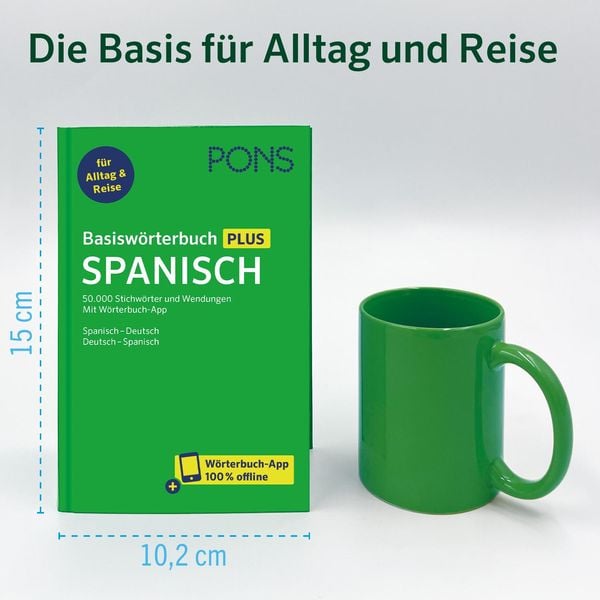 Produktbild: PONS Basisw&ouml;rterbuch Plus Spanisch