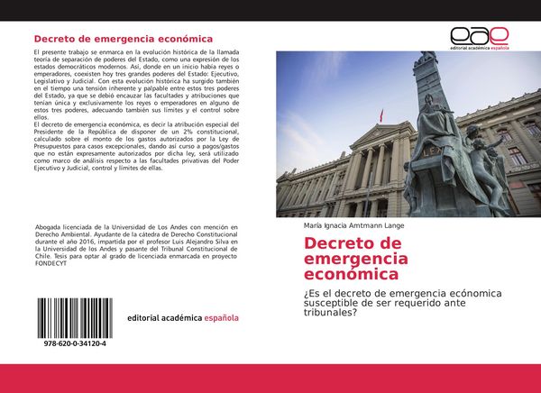 Produktbild: Decreto de emergencia econ&oacute;mica