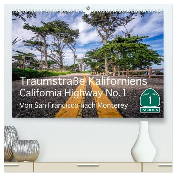 Produktbild: Traumstra&szlig;e Kaliforniens - California Highway No.1 (hochwertiger Premium Wandkalender 2026 DIN A2 quer), Kunstdruck in Hochglanz