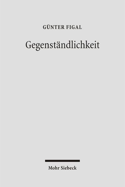 Produktbild: Gegenst&auml;ndlichkeit